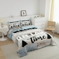 Rustic Farmhouse Comforter Set For Boys Teens, Lake Themed Decor