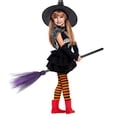 thumbnail image 2 of IMIKEYA 2 escobas de bruja para disfraz de Halloween, accesorios decorativos para fiestas de disfraces, escobas milagrosas para festivales, Halloween y cosplay., 2 of 7