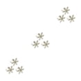 thumbnail image 3 of Wosthever Valentine Napkins Snowflake Design Holders Metal Party Rings Festival Table Adornment Napkin Dinner Holiday Decorations Type1 NO1, 3 of 6