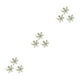 thumbnail image 2 of Billuyoard Valentine Napkins Plates Snowflake Design Buckle Banquets Metal Clasps Rings Decorations Table Napkin Jewelry Rhinestone Type1 NO1, 2 of 6