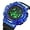 sk-2110-blue, variant on Men's Digital Sports Watch, Military Waterproof Watches LED Screen Large Face Stopwatch Alarm Wristwatch