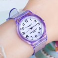thumbnail image 2 of WOKAI, reloj de cuarzo de gelatina de silicona informal de alta calidad para mujer, reloj de estudiante de caramelo transparente y respetuoso con el medio ambiente encantador para mujer Tan Jianjun unisex, 2 of 2