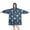 Dark Blue Sun-2, variant on Wearable Oversized Blanket,Dark Blue Sun Moon Star Eye Planet Pattern Wearable Blanket Hoodie for Adults,Cozy Hooded Blankets with Super Pockets,Super Warm Fuzzy Pullover for Women & Men
