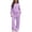 Purple, variant on Lovzfmll Boy's & Girl's Zip-Up Set, Hooded Jacket & Wide Leg Pants, Warm Casual Wear for Little Girls, 11-12 Years