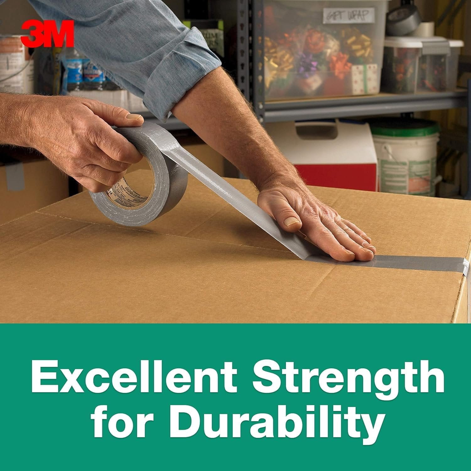 3M Multi-Use Duct Tape - Multipurpose, 1.88 In x 60 Yd - Pack of 2