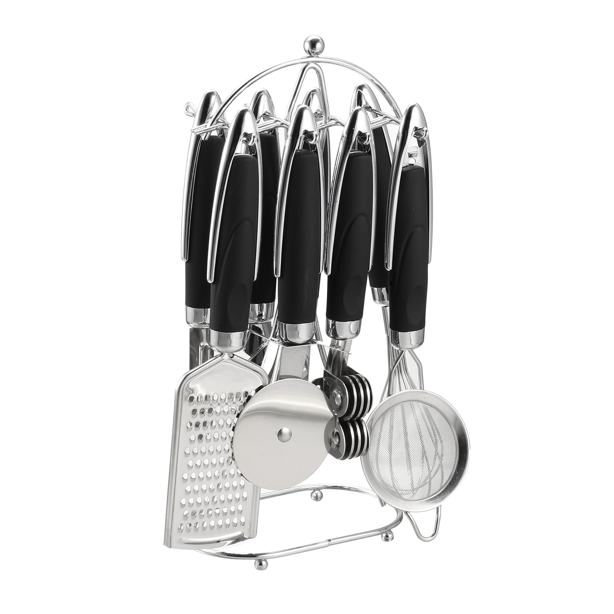 Kitchen Utensil Set of 7, Stainless Steel Cooking Gadget Utensils Set