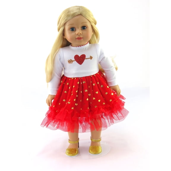 Shot by Cupid Dress made for 18 inch dolls