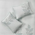 thumbnail image 2 of Madison Park Bedding Botanical 6-Piece Set Full/Queen Reversible Bed in a Bag Blue, 2 of 8