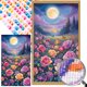 thumbnail image 1 of (ZQS748 AB) Diamantes AB Parciales Diamantes Completos Flores La Serie Plantas Diamantes Redondos Pintura Diamantes Resina 40 * 70 CM Tamaño Del Lienzo 45 * 75 Cm, 1 of 9
