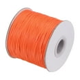 thumbnail image 1 of Unique Bargains Beading Thread Bracelet Weave Bead Craft Cord 0.8mm 159M/Roll (173-Yards) Decorative String, Orange, 1 of 7