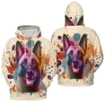 thumbnail image 3 of Belgian Malinois Portrait Watercolor Vintage Retro Styles All Over Print 3D Hoodie Unisex Merch Hoodies Sheepdog Dog Lover Gifts - 00001, 3 of 6