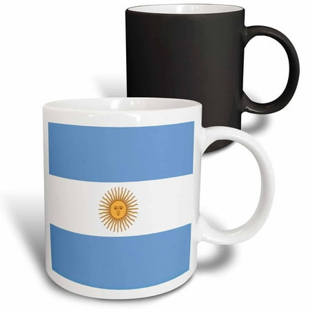 

3dRose Argentina Flag Magic Transforming Mug 11oz