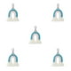 thumbnail image 3 of Llavero de arcoíris Qarigey accesorio de moda bolso colgante Azul CBP273850, 3 of 5