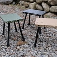 thumbnail image 3 of Outdoor Camping Folding Stool Lightweight Pony Stool Dual-Use Adjustable Height, 3 of 8