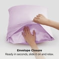 thumbnail image 4 of Pillow Case Queen Size 2 Pack, Similar to Silk Pillow Cases, Silky Pillowcase Covers for Hair and Skin, 4 of 6
