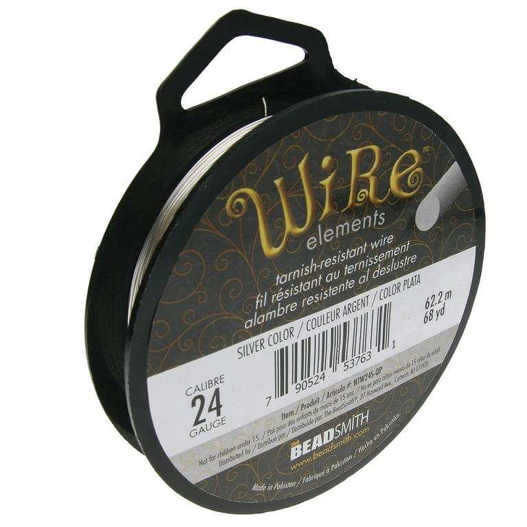 Creativity Street High Quality Craft Wire, 24 Yd, 24 Ga, Silver