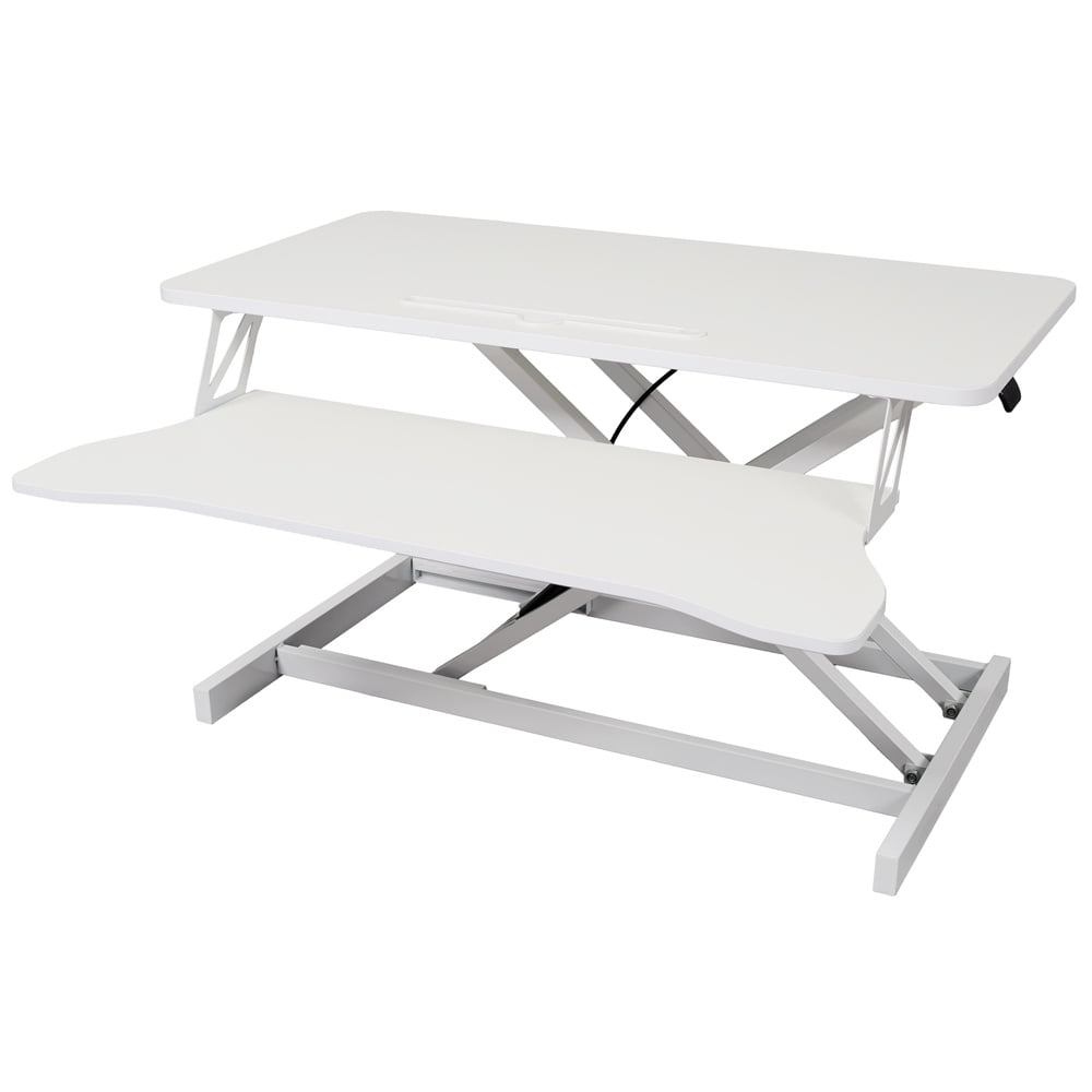 Adjustable Height Standing Laptop Desk,Adjustable Sit to Stand Up Workstation with Keyboard Tray