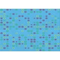 thumbnail image 1 of Ahgly Company Indoor Rectangle Patterned Butterfly Blue Area Rugs, 2' x 3', 1 of 6