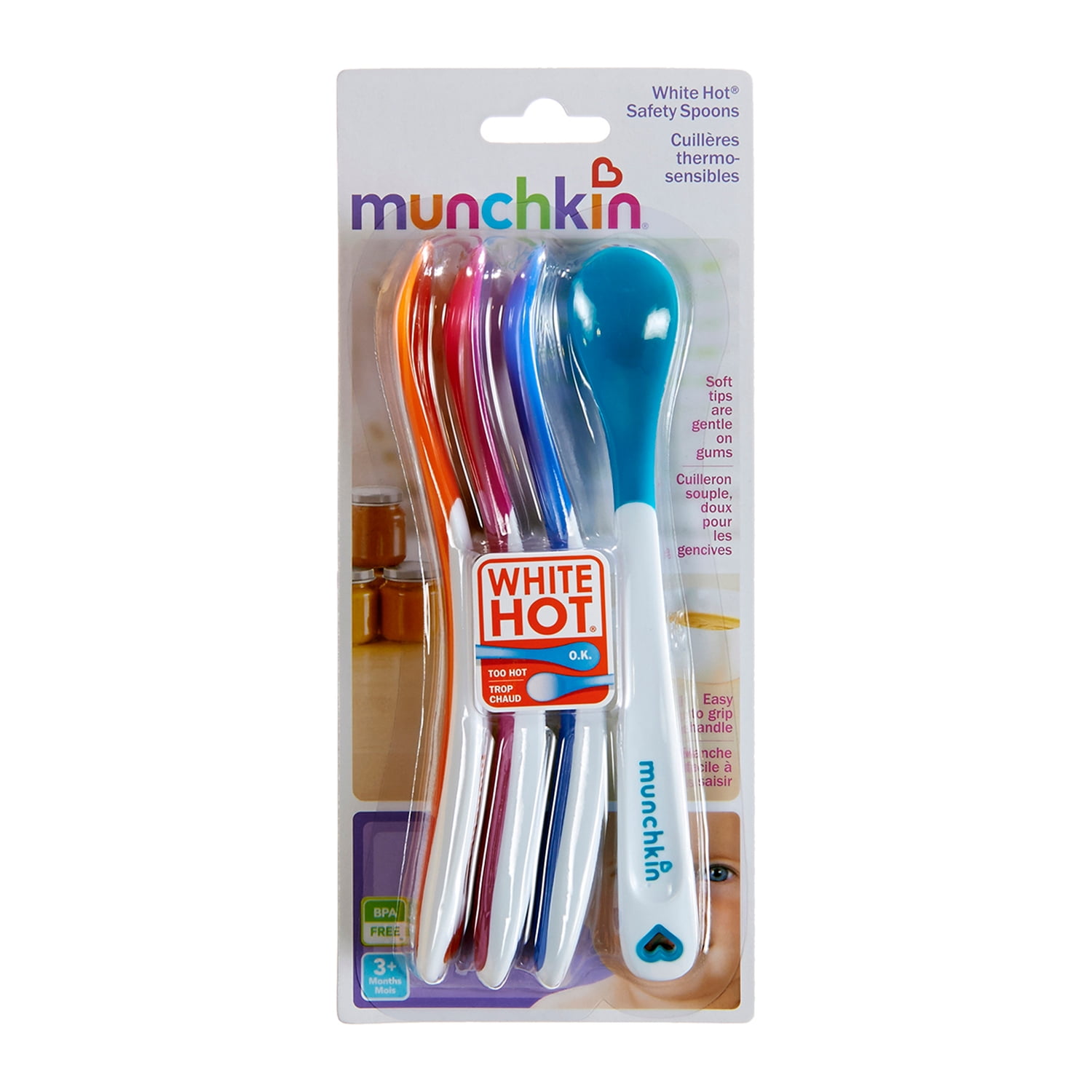 Munchkin 12 Pack White Hot Safety Spoon