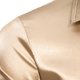 thumbnail image 5 of Camisa formal de blusa superior de manga larga ajustada brillante para hombre Pompotops  oipoqjl28009, 5 of 8