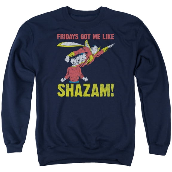 Jla - Fridays Got Me Like - Crewneck Sweatshirt - X-Large