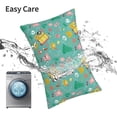 thumbnail image 6 of Salouo Happy Summer Pattern Pillow Cases,1PC Pillow Covers with Envelope Closure Decorative Pillow Case for Bed Couch,Pillows Not Included-20"x30", 6 of 6