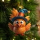 thumbnail image 4 of Cute Rooster Car Pendant Home Tree Decoration Christmas Tree Ornament Home Decor, 4 of 5