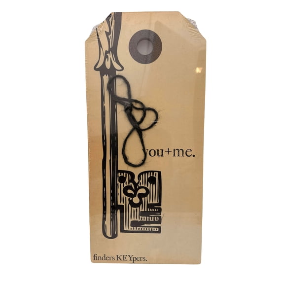 Ganz Wall Plaque 24"H x 11"W you   me finders keypers