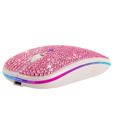 thumbnail image 1 of Souris Sans Fil Creative Diamond Crystal, Souris Sans Fil Rechargeable pour MacBook Pro/MacBook Air, Souris Sans Fil Bluetooth 1600dpi pour Ordinateur Portable/pc/mac/ipad Pro/ordinateur Rose, 1 of 3