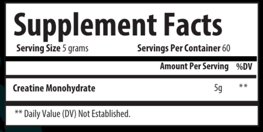 Invincible Supplements Pure Creatine Monohydrate Powder Supplement- 2 Month Supply