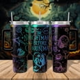 thumbnail image 2 of Nightmare Before Christmas 40oz Tumbler, Jack And Sally Engraved Tumbler, Movie Christmas Xmas Tumbler, Halloween Spooky Tumbler, 2 of 3