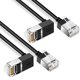 thumbnail image 4 of Cable Ethernet Dutevolns Flexible Cat 6 con ángulo ascendente de 25 pies, 4 of 7