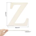 thumbnail image 2 of 17 Inch Wooden Letter,Large Blank Unfinished Wooden Alphabet Letters for Crafts, DIY Projects, Birthday, Party(Letter Z), 2 of 7
