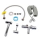 thumbnail image 4 of Grifo de baño de mano para lavado femenino Kit de rociador de bidé de inodoro de latón a prueba de fugas, 4 of 8