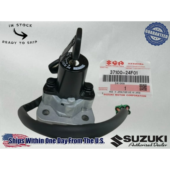 Suzuki OEM Ignition Switch 99-07 GSX1300 R Hayabusa Keys Lock GSXR 37100-24F01