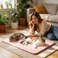 thumbnail image 4 of Cooling Mat for Dog, Premium Pet Cooling Blanket for Bed Crate, Anti Slip Indoor Dog Cool Pad for Sleeping, Q-MAX Large Sofa Couch Cover Mat for Cat Light Gray XXL, 4 of 7