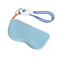 thumbnail image 1 of Ohufall Color Block Silicone Sunglasses Case Portable Eyeglass Protective Cover For Outdoor, 1 of 6