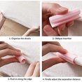 thumbnail image 5 of 24 clips cilíndricos para sábanas (blanco, rosa y gris), clips de plástico para sábanas, sujetadores de sábanas, clips para colchones, que se utilizan para mantener las sábanas bien sujetas, 5 of 5