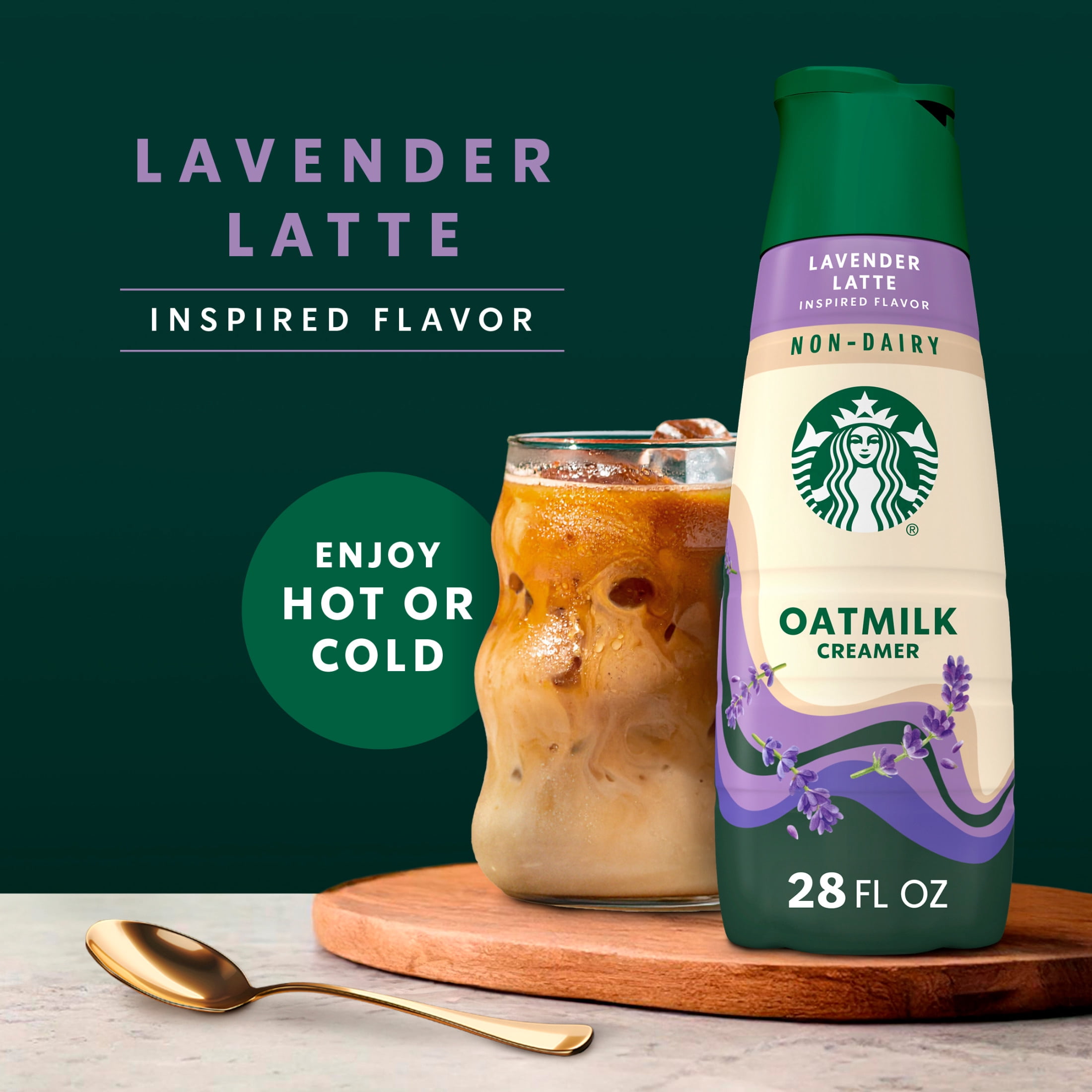 Starbucks Lavender Latte Inspired Non-Dairy Creamer, 28 fl. oz. Bottle 28 fl oz