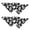 2Halloween-85, variant on Darkness Themed Halloween Dog Bandanas 2 Pack, Gothic Horror Adjustable Double Sided Pet Scarf for Dogs