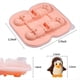 thumbnail image 2 of Molde para Cubitos de Hielo de PingüIno, Bandeja para Cubitos de Hielo con Formas Divertidas, Haga 4 Lindas Bolas de Hielo de PingüIno para Bebidas, CóCteles, Café Helado, Azul, 2 of 5