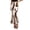 v#27Coffee96, variant on Women Skirts Colorful Graffiti Style Pattern Sheath Ankle-Length Elastic High Waist Soft Fabric Slim Fit For Summer Work Office Elegant Skirt,Brown,Xl