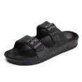 thumbnail image 2 of Zapatillas de baño de color liso con suela gruesa para mujer, zapatos de verano a la moda para el hogar, 2 of 7