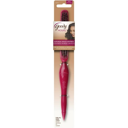 2 Pack Goody Mosaic Natural Edge Control Hairbrush Walmart Com