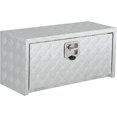thumbnail image 1 of 30in Aluminum Truck Toolbox Waterproof Underbody Storage Organizer for Pickup Trailer RV - Heavy-Duty Lockable Box Silver, 1 of 8