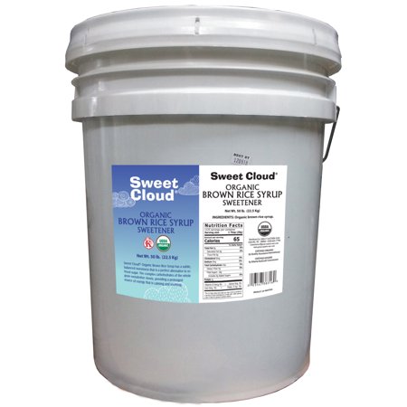Sweet Cloud Organic Brown Rice Syrup, 50 LB