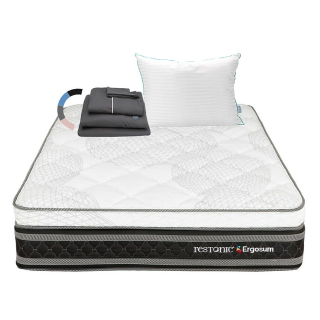 Colchon King Size Ergosum+Almohada Royal+Sabanas Royal