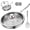 28cm/11.02in, variant on Titanium Pan - 2026 Upgraded Pure Titanium Frying Pan with Lid 12" Non Stick, Hammered Chef-Grade Design, Dishwasher-Safe, Healthy Cookware (26cm/10.23in, Lidless)