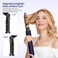 thumbnail image 3 of Foldable Blow Dryer Brush with Wrap Curler, 6 in 1 Hair Dryer Brush, Detachable Air Hair Styler Curling, Drying,Volumizing, Straightening, Negative Ionic Hair Dryer with Diffuser, Hair Styling Tools, 3 of 18