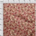 thumbnail image 3 of oneOone Silk Tabby Red Fabric Abstract Floral Quilting Supplies Print Sewing Fabric By The Yard 42 Inch Wide-1ra, 3 of 5